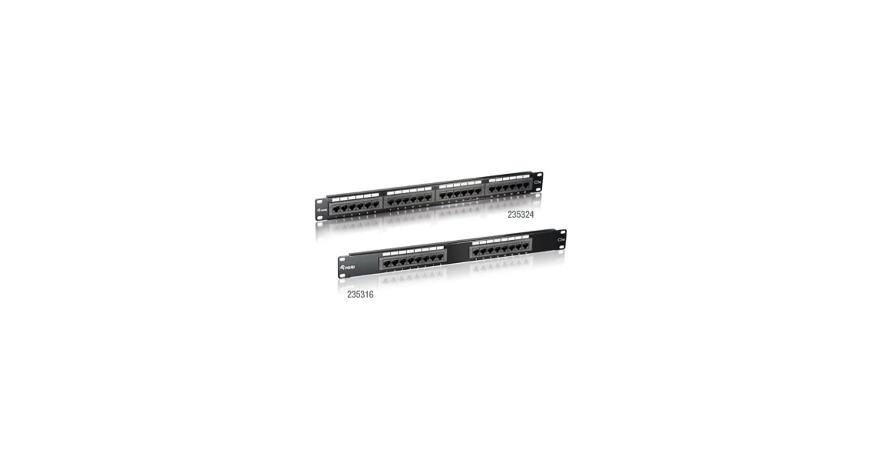Equp Equp Patchpanel 24x RJ45 Cat6a 19" 1HE Keystone Netzwerk-Patch-Panel - View #6