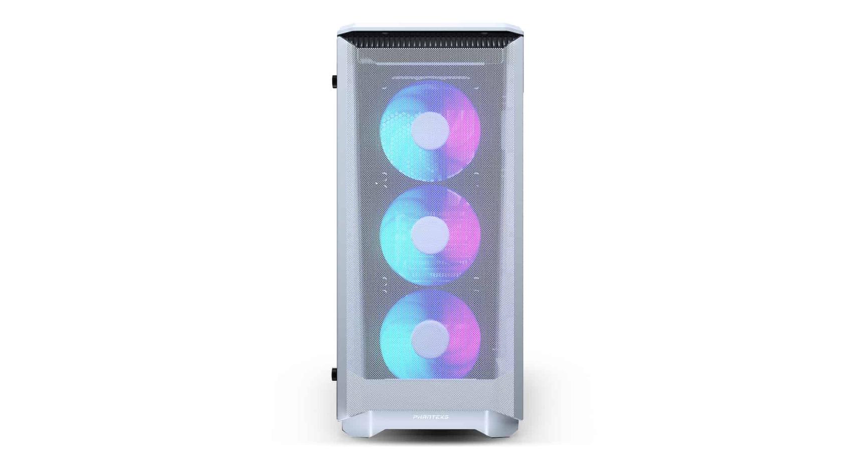 Számítógépház PHANTEKS Eclipse P400A ATX Edzett üveg Fehér Digital RGB ...
