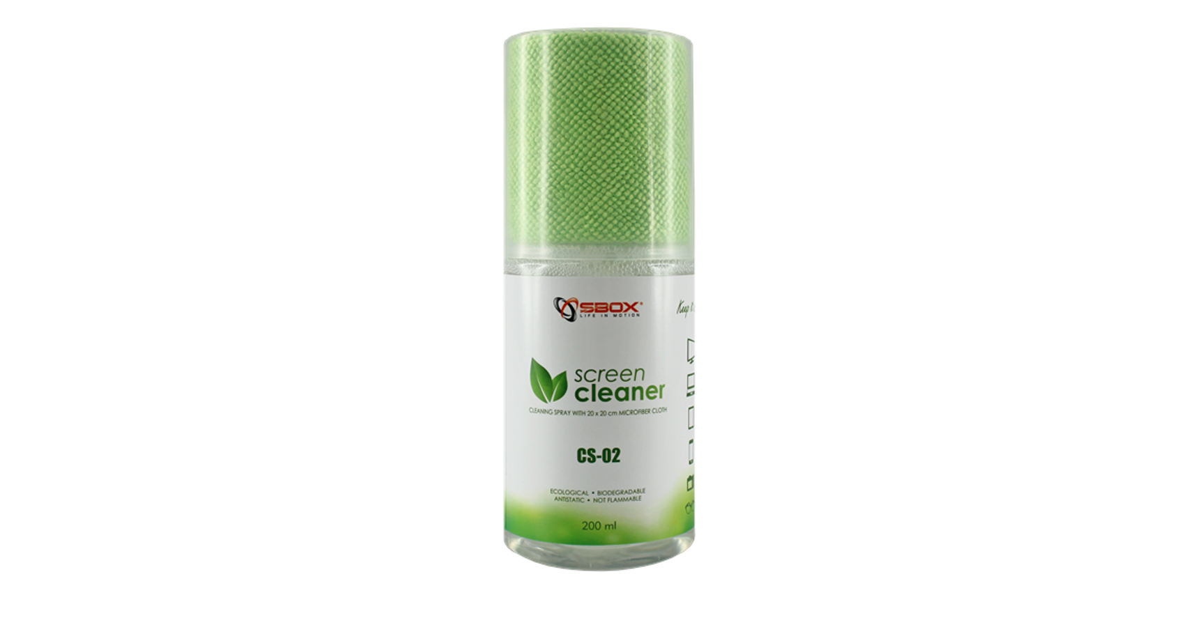 SBOX Tisztítószer CS-02, SCREEN CLEANER - Irodai kellékek - Gamer PC ...