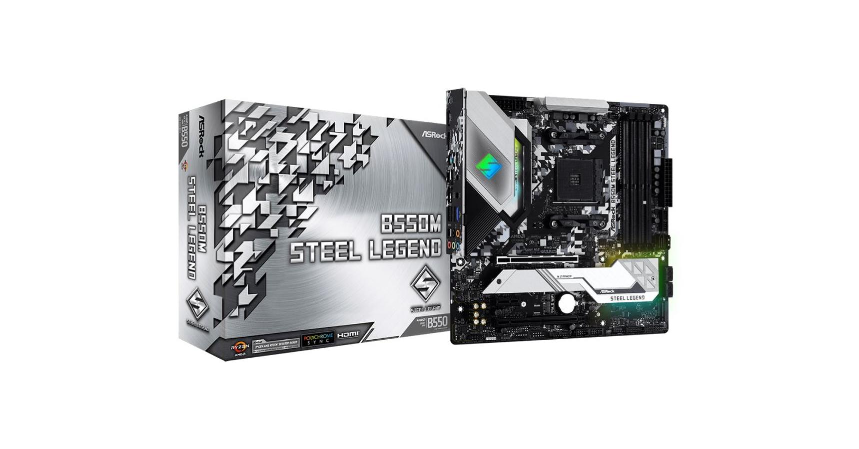 ASRock B550M STEEL LEGEND alaplap - AMD Alaplapok - Gamer PC & laptop ...