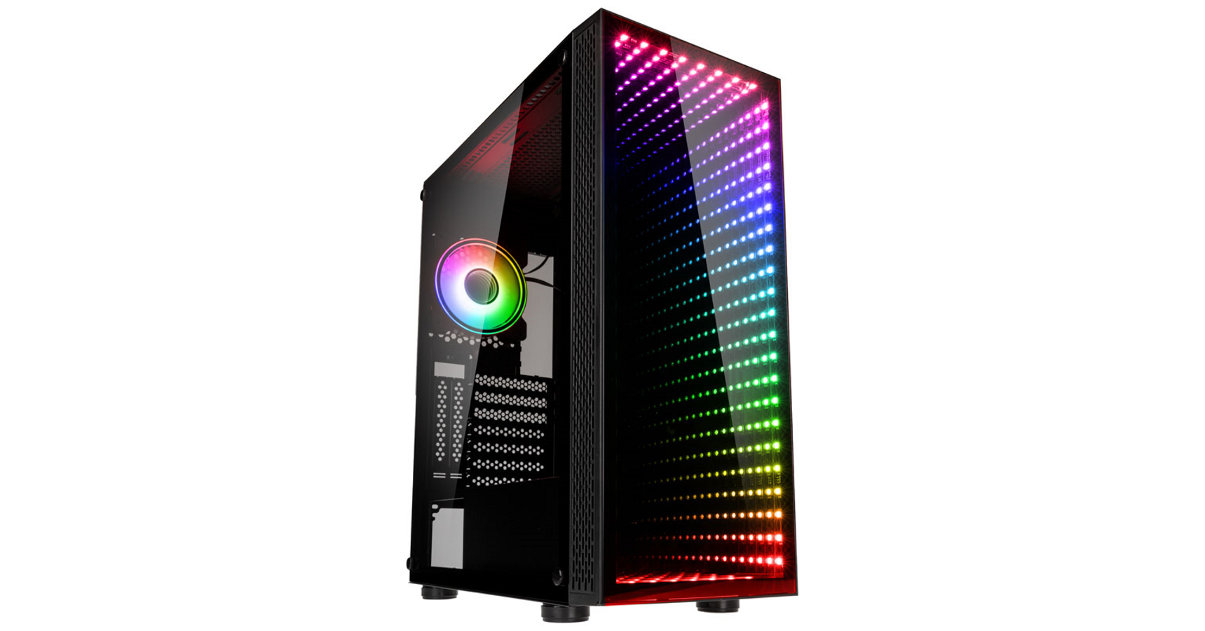 KOLINK VOID Rift ARGB ATX Edzett üveg Fekete számítógépház - Gépházak ...