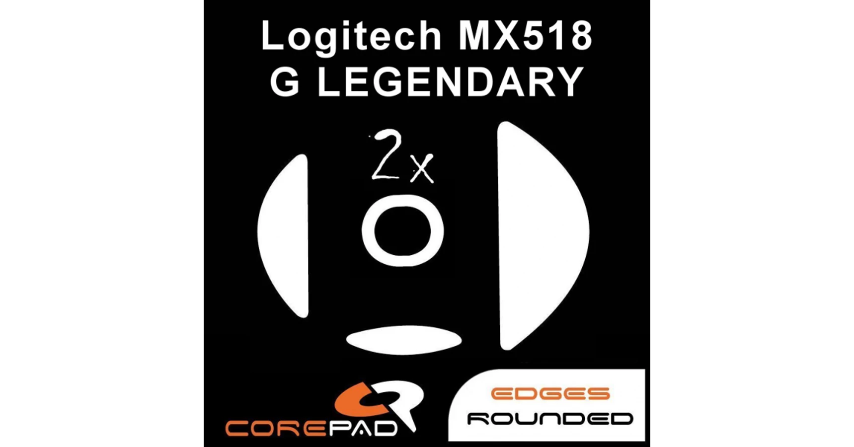 Corepad Skatez Logitech G400 G400S MX518 REFRESH V2 Ricambio - Foto 9