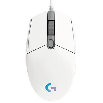 Logitech G102 Lightsync fehér egér