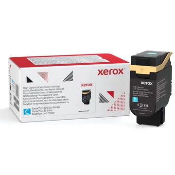 Xerox C325 toner CYAN 5500 oldalra Xerox
