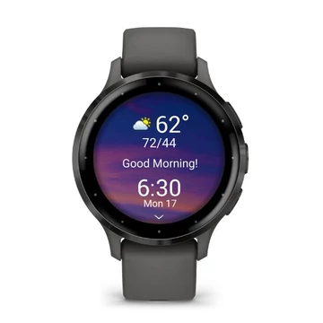 Garmin Venu 3S okosóra szürke, szürke kerettel, szilikon szíjjal (010-02785-00)