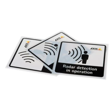 RADAR DETECTION STICKER 10PCS ENG