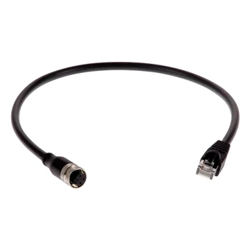 M12(F)-RJ45(M) CABLE 0.5M (1.6FT)