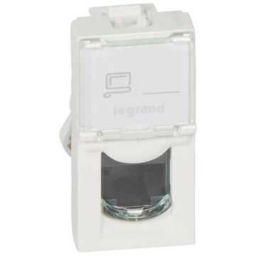 Legrand Program Mosaic LCS2 RJ45 aljzat Cat 5e UTP 1 modul fehér