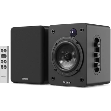 Majority Hangszóró 2.0 - D50X Fekete (60W, Bluetooth 5.3, USB, AUX, HDMI ARC, RCA, USB, Optikai, Távírányító)