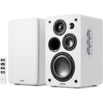 Majority Hangszóró 2.0 - D100X Fehér (100W, Bluetooth 5.3, USB, AUX, HDMI ARC, RCA, USB, Optikai, Távírányító)