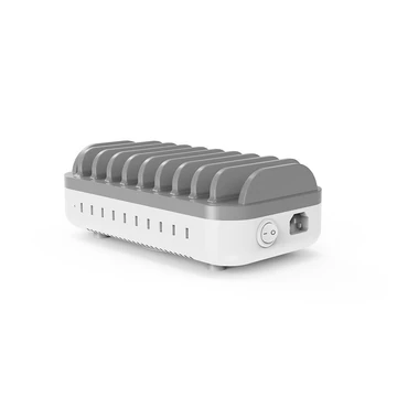 10 PORTS USB-C CHARGING STATION EU PLUGS