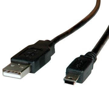 USB2.0 CABLE A-5PMINI 0 8M