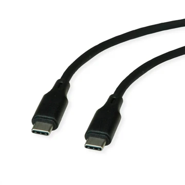 ROLINE USB 2.0 CABLE TYPE C-C M/M SILICONE 60W RED 1 M