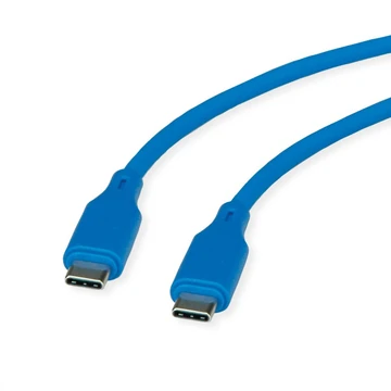 ROLINE USB 2.0 CABLE TYPE C-C M/M SILICONE 60W ORANGE 1 M