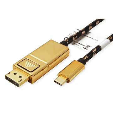 DAPTER CABLE USB-C-DP 4K 1M ROLINE GOLD