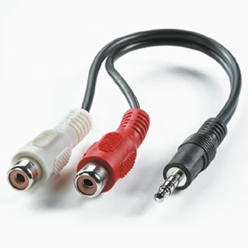 3.5MM/CINCH (2XBU) CABLE 0 2M