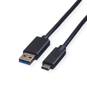 USB3.2 GEN1 KABEL A-C ST/ST 0 5M DATEN 10GBS STROM 5V/900MA