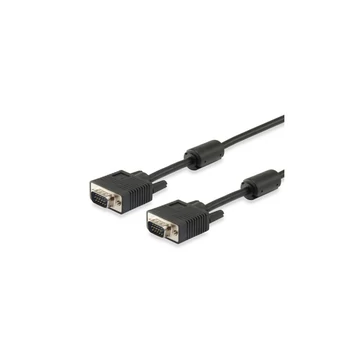 Equip Kábel - 118815 (VGA kábel, HD15, ferrit gyűrűvel, duplán árnyékolt, apa / apa, 15m)