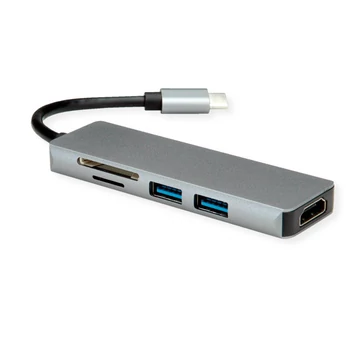 DOCKINGSTATION TYP C HDMI 2X USB3.2 GEN1 A SD/MICROSD
