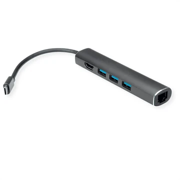 USB-C DOCKINGSTATION HDMI 4K 3XUSB TYP A GIGABIT ETHERNET