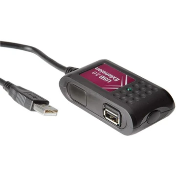 USB 2.0 EXTENDER BLACK 2X 5M
