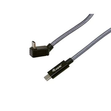 Equip Kábel - 128421 (USB-C 3.2 Gen2x2 to USB-C, apa / apa, fekete, 1m)