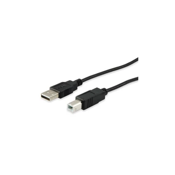 Equip Kábel - 128863 (USB2.0, A-B nyomtató kábel, apa / apa, duplán árnyékolt, 1m)