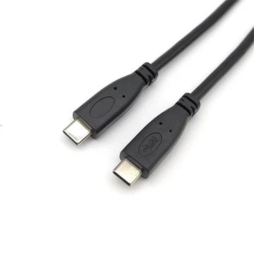 Equip Átalakító Kábel - 128887 (USB-C2.0 to USB-C, apa / apa, fekete, 2m)