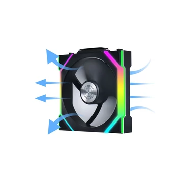 Ventilátor Lian Li UNI FAN SL Wireless ARGB PWM Fordított lapát - 120mm, fekete