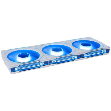 Lian Li UNI FAN SL-INF Vezeték nélküli, ARGB PWM, 3db+vezérlő,12cm,fehér, fordított légáram