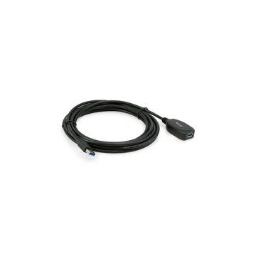 Equip Kábel - 133346 (Aktív, USB3.0, A-A hosszabbítókábel, apa / anya, duplán árnyékolt, 5m)