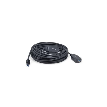 Equip Kábel - 133347 (Aktív, USB3.0, A-A hosszabbítókábel, apa / anya, duplán árnyékolt, 10m)