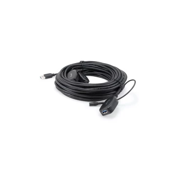 Equip Kábel - 133348 (Aktív, USB3.0, A-A hosszabbítókábel, apa / anya, duplán árnyékolt, 15m)