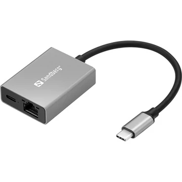 Sandberg PD100W RTL8153B + LDR6203S 1Gb / s USB-C RJ45 hálózati adapter