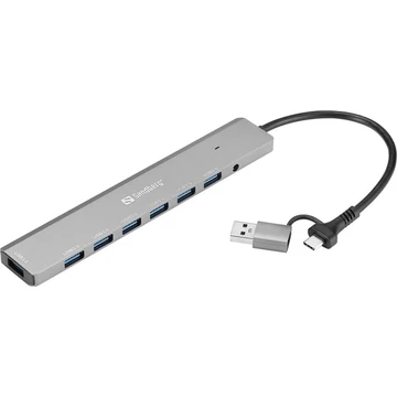 Sandberg USB Hub - USB-C / A to 7 x USB 3.0 Hub