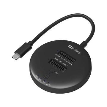 Sandberg M.2 SSD dokkoló -USB3.2 Cloner Dock for M2 + NVMe