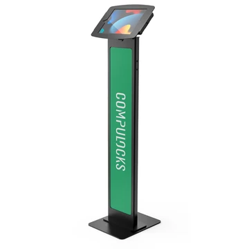 IPAD 10.2IN BRANDME FLOOR STAND SPACE ENCLOSURE BRANDME BLACK
