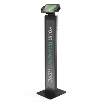 UNIVERSAL TABLET CLING EXTREME BRANDABLE FLOOR STAND - BLACK