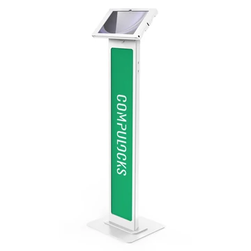 GALAXY TAB A9+ 11IN FLOOR STAND APEX ENCLOSURE BRANDME WHITE