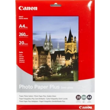 Canon SG-201 félfényes fotópapír (A/4, 20 lap, 260g) Canon