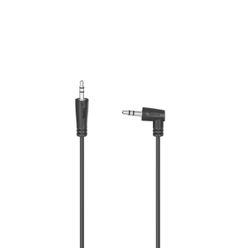 Hama Kábel - 205285 (audio összekötő, 90 fok, 3,5mm jack, 0,5m, fekete)