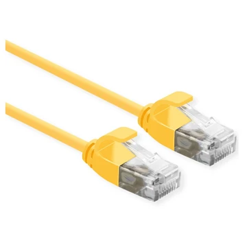 UTP DATACENTER PATCHK. SLIM KAT6A LSOH GELB 1M