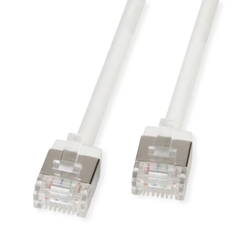 U/FTP PATCHKABEL KAT.6AULTRA- KURZER RJ45 WEISS 1M