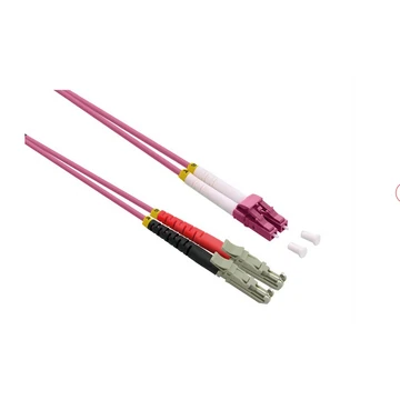 LWL-KABEL 50/125.OM4.DUPLEX LSH/LC.LSOH.VIOLETT.1M