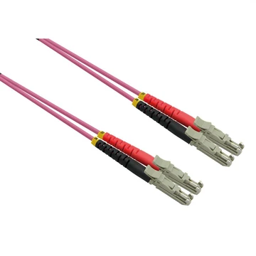 LWL-KABEL 50/125.OM4.DUPLEX LSH/LSH.LSOH.VIOLETT.10M