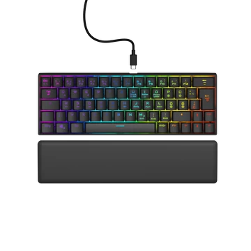 GAMING URAGE EXODUS 760TKL MECH.MINI BILL.,RGB, RED SWITCH, FEKETE