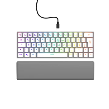 GAMING URAGE EXODUS 760TKL MECH.MINI BILL.,RGB, RED SWITCH, FEHÉR