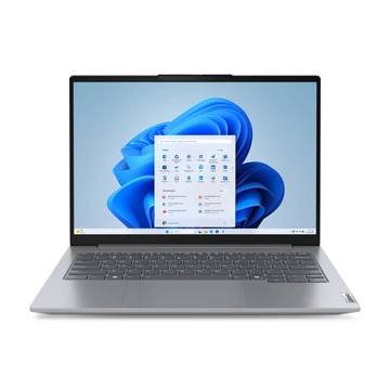 A teljesítmény, amire Önnek szüksége van<br>A Lenovo ThinkBook 14 Gen 7 laptop ideális a kis- és középvállalkozások tulajdonosai, az adatfeldolgozók és az úton lévő szakemberek számára. Az Intel® Core™ Ultra processzorok által vezérelt 14"-os l