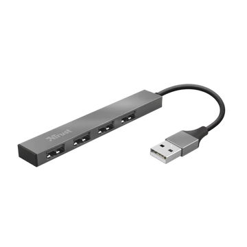 Trust USB Hub - Halyx mini (4port USB2.0; aluminium)