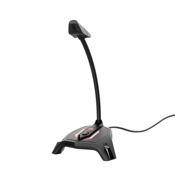 Trust Mikrofon - GXT215 ZABI (LED vlágítás; flexibilis; némító gomb; USB csatlakozó; 140cm kábel; fekete)